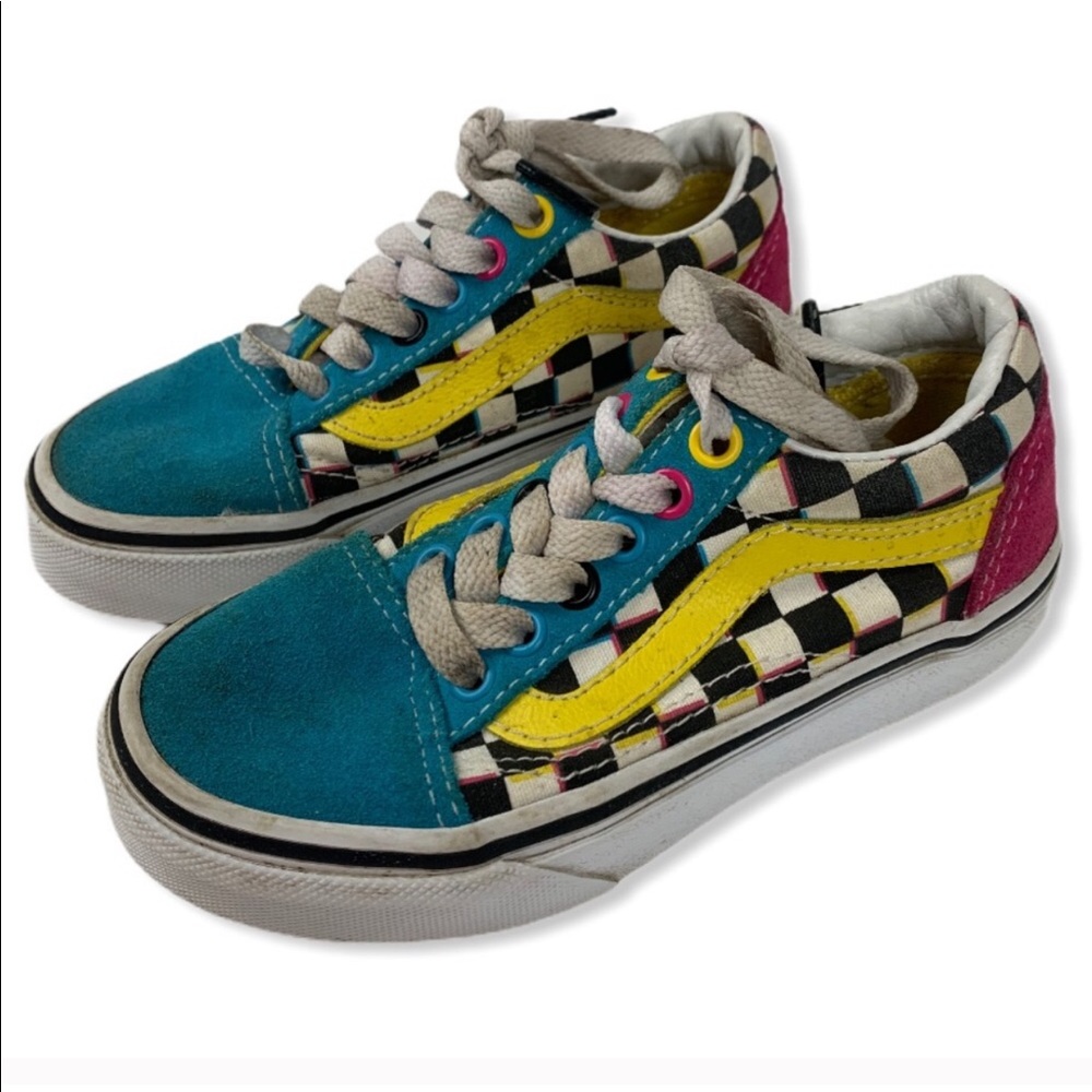 Vans Toddler Little Kid Checkerboard 80s 90s Shoes Size 11